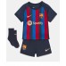 Billige Barcelona Ousmane Dembele #7 Hjemmetrøye Barn 2022-23 Kortermet (+ korte bukser)